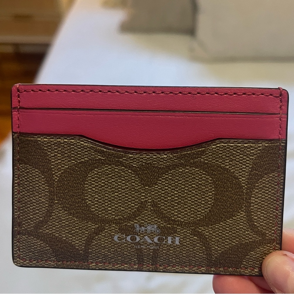 Coach Signature Card Case - image 1